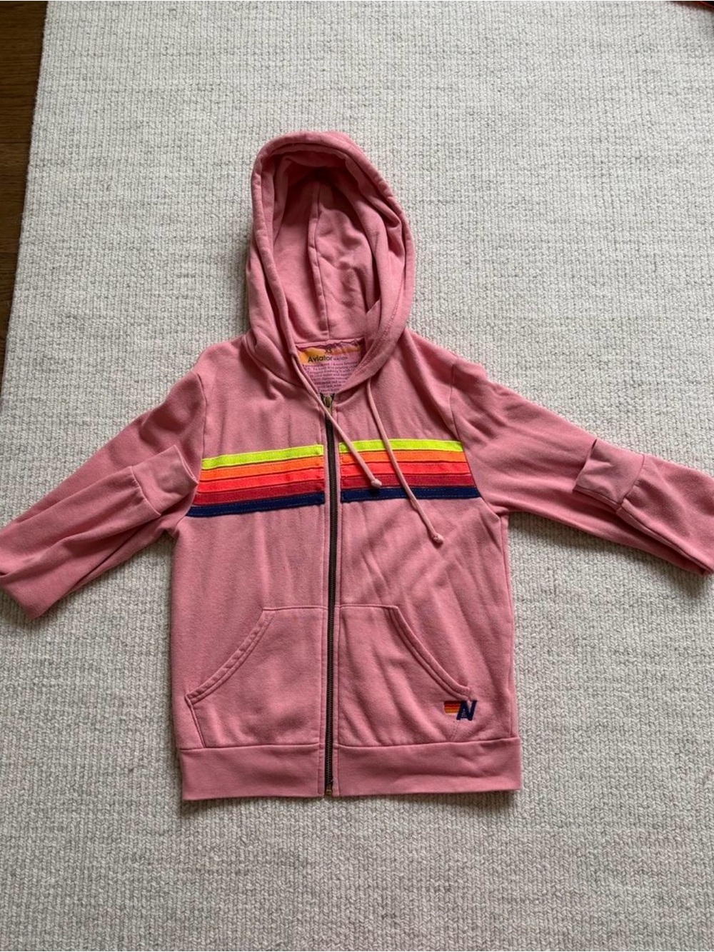 Aviator Nation Pink Zip-Up